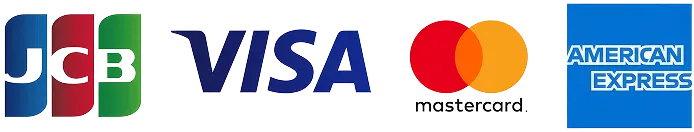 JCB,VISA,mastercard,AMERIKAN EXPRESS